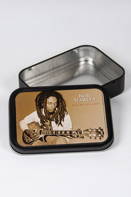 Metalldose "Bob Marley" gross