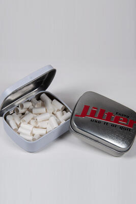 Jilter® - J-Box - Metalldose geprägt mit Jilter® Logo