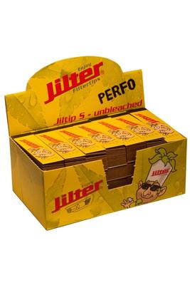 Jiltip S Perfo - unbleached, Display mit 28 Filterblöcken