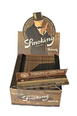 Smoking Brown Unbleached King Size - Box (Display)