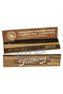 Smoking Brown Unbleached King Size - Box (Display)