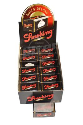 Smoking De Luxe Rolls Black - Box (Display)